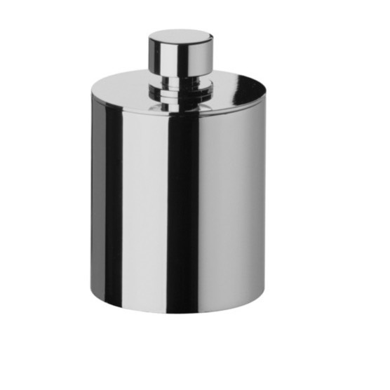 Windisch 88415-CR Round Metal Cotton Swab Jar
